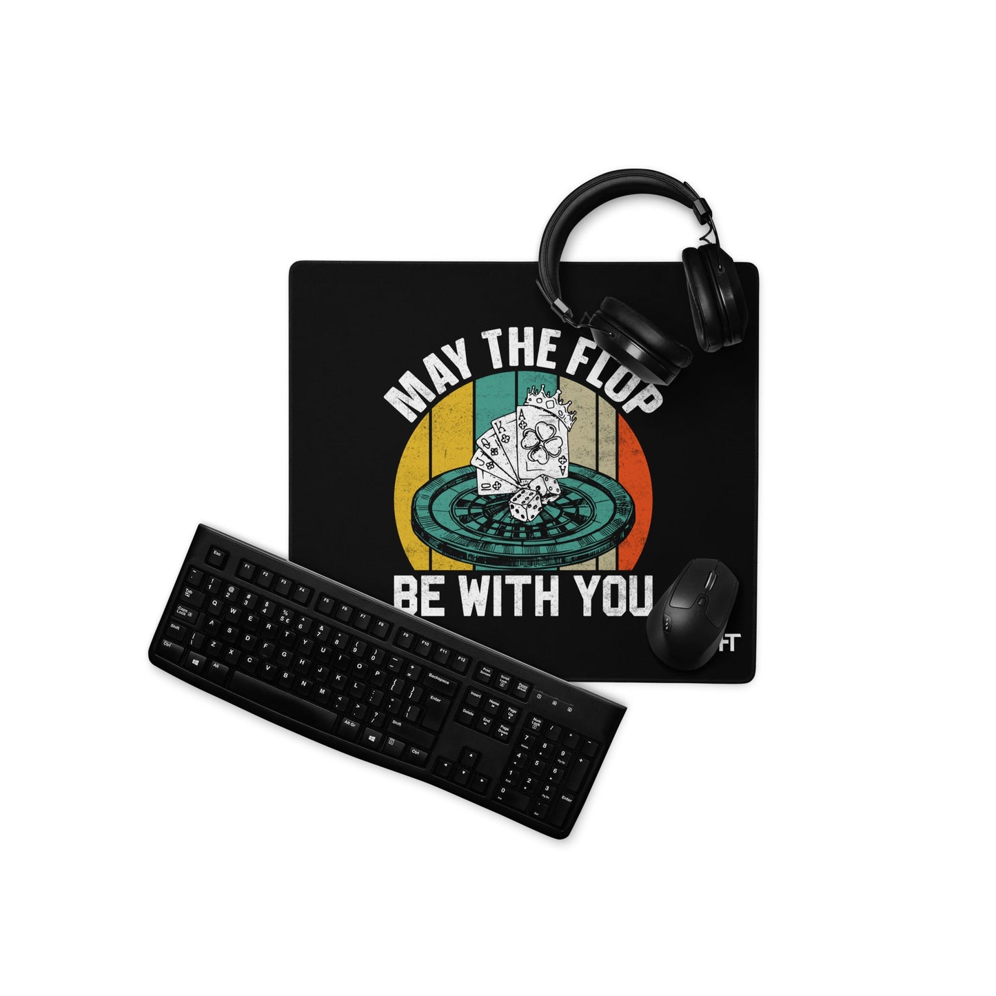 May the Flop be with you - Desk Mat by DarkByteGear