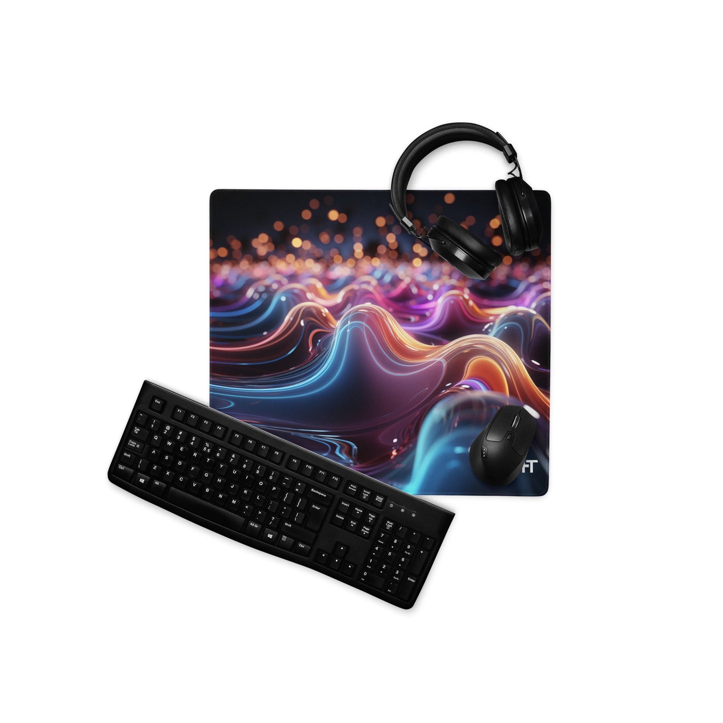 Neon AI - Desk Mat by DarkByteGear