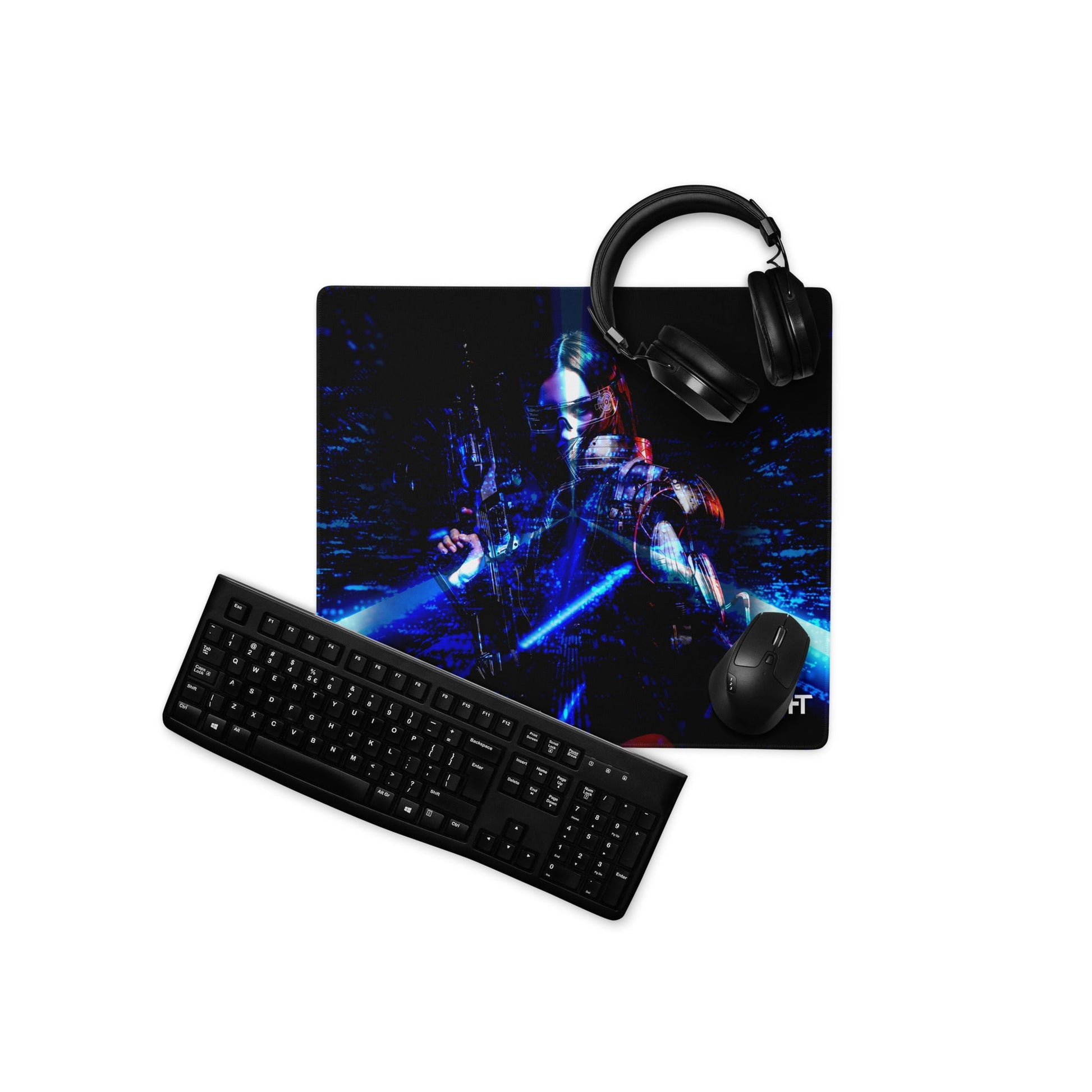 Cyberware Sentinel v1.0 - Desk Mat by DarkByteGear