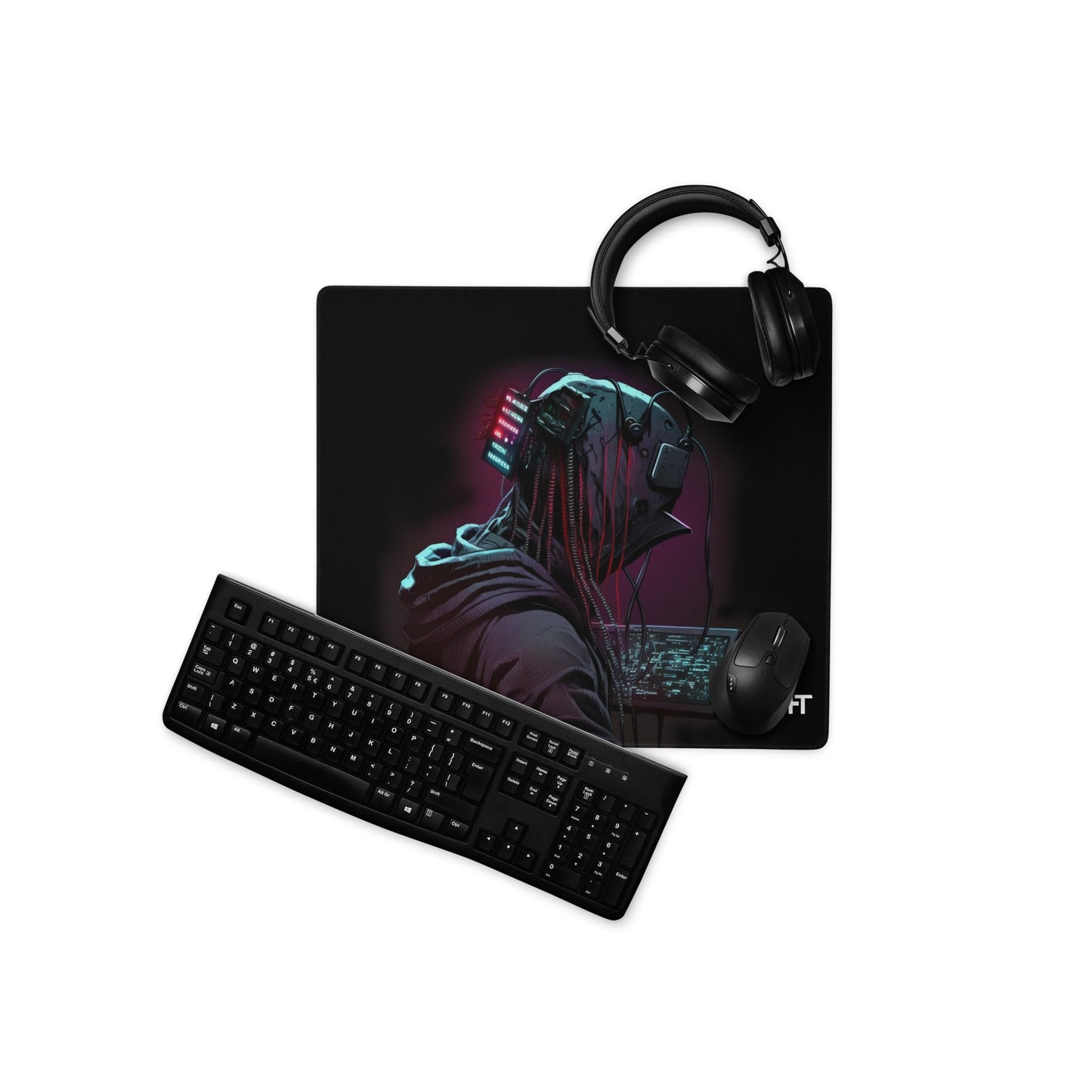 Cyberware assassin v3 - Desk Mat by DarkByteGear