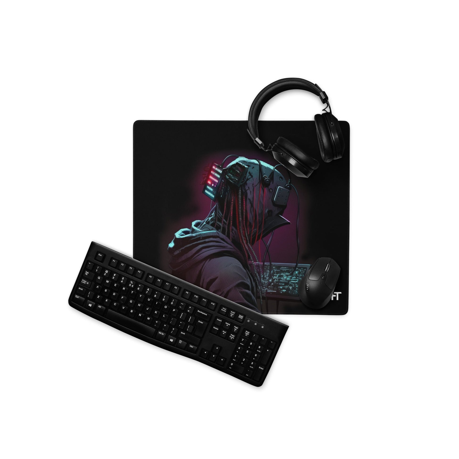 Cyberware assassin v3 - Desk Mat by DarkByteGear