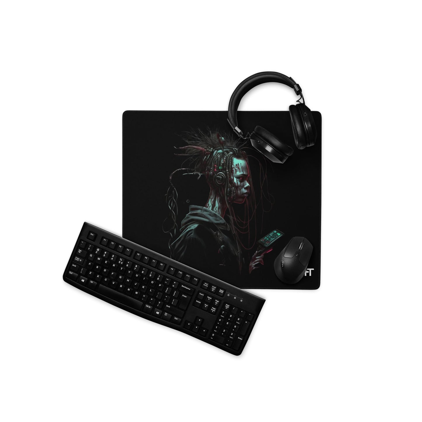 Cyberware assassin v7 - Desk Mat by DarkByteGear