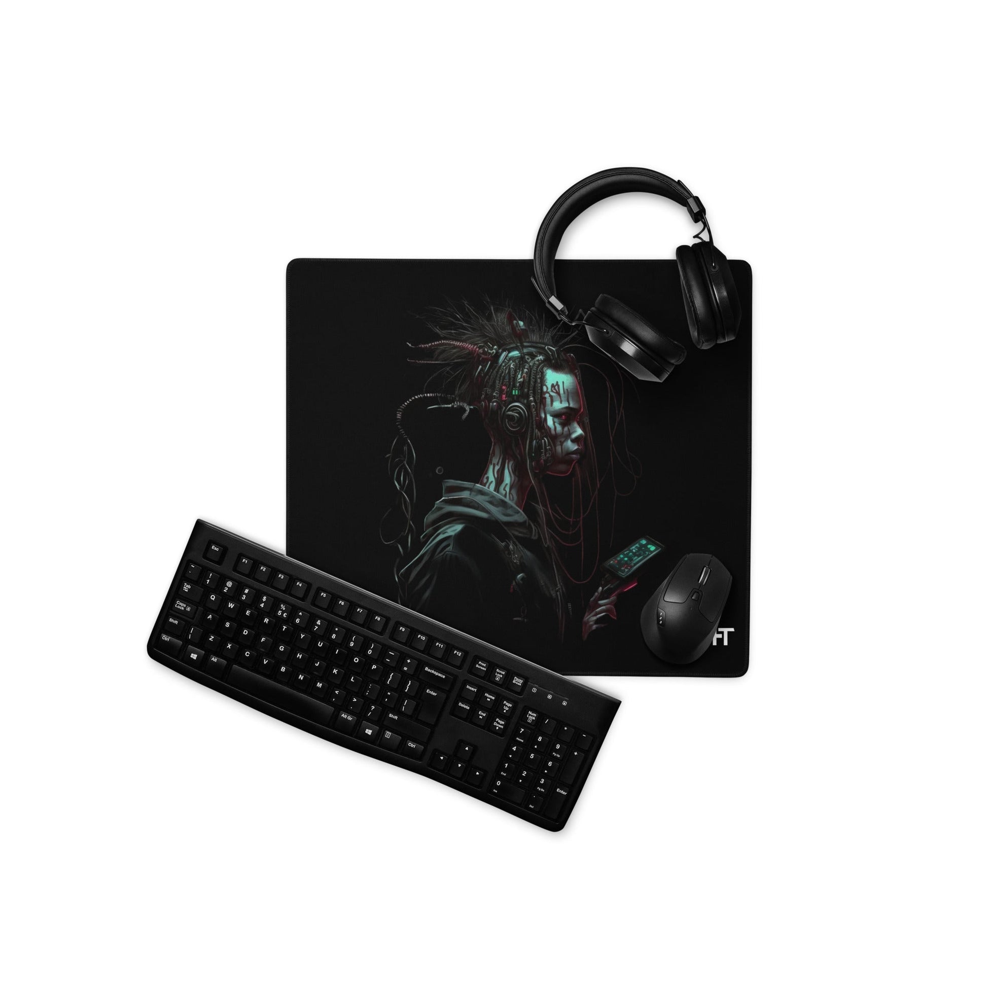 Cyberware assassin v7 - Desk Mat by DarkByteGear