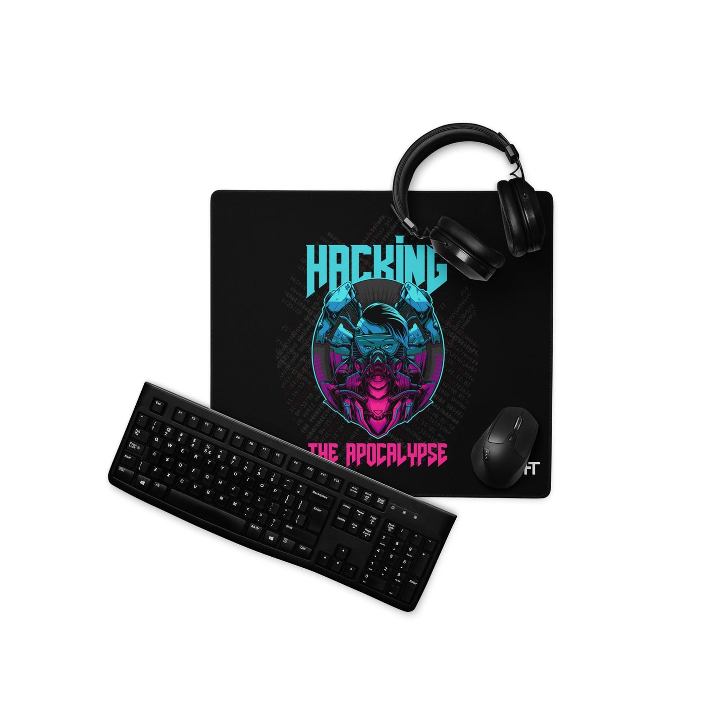Hacking the apocalypse V2 - Desk Mat by DarkByteGear
