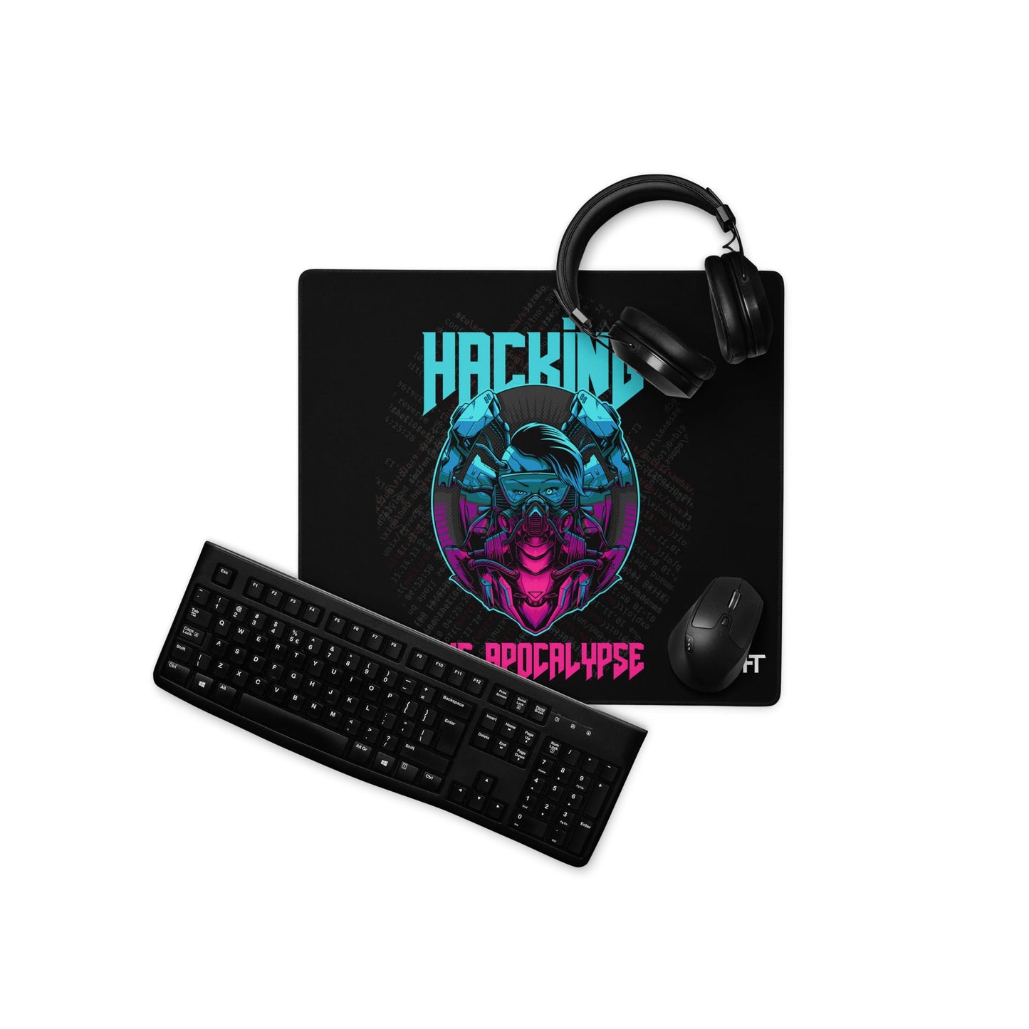Hacking the apocalypse V2- Desk Mat by DarkByteGear