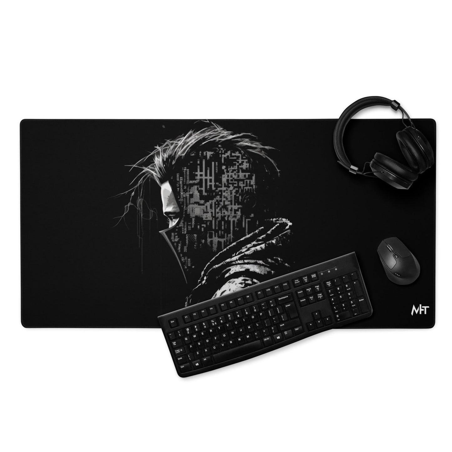Cyberware assassin v29 - Gaming mouse pad by DarkByteGear