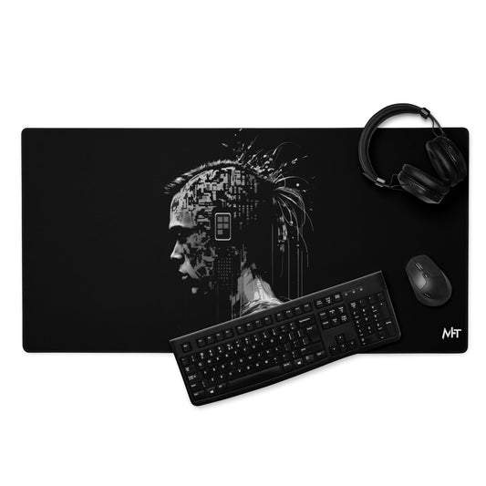 Cyberware assassin v34 - Gaming mouse pad by DarkByteGear