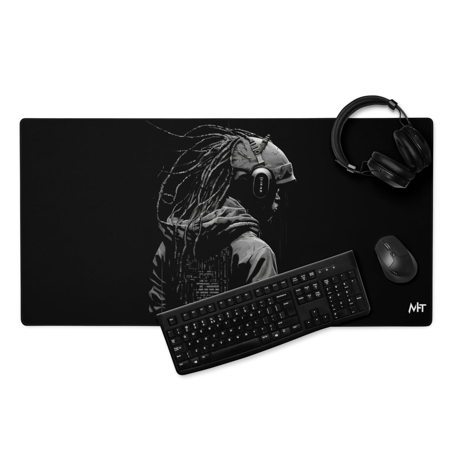 Cyberware assassin v40 - Gaming mouse pad by DarkByteGear