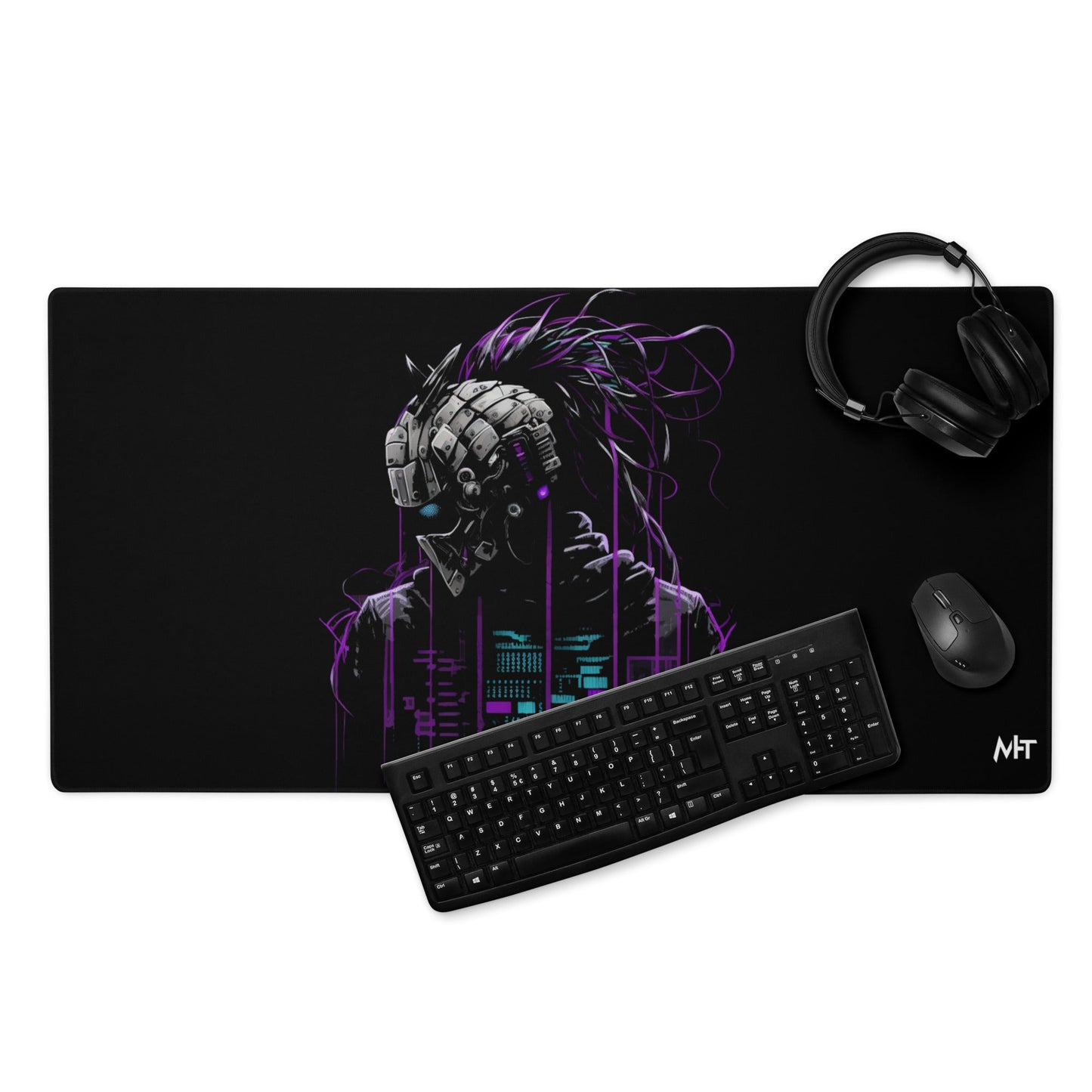 Cyberware assassin v44 - Gaming mouse pad by DarkByteGear
