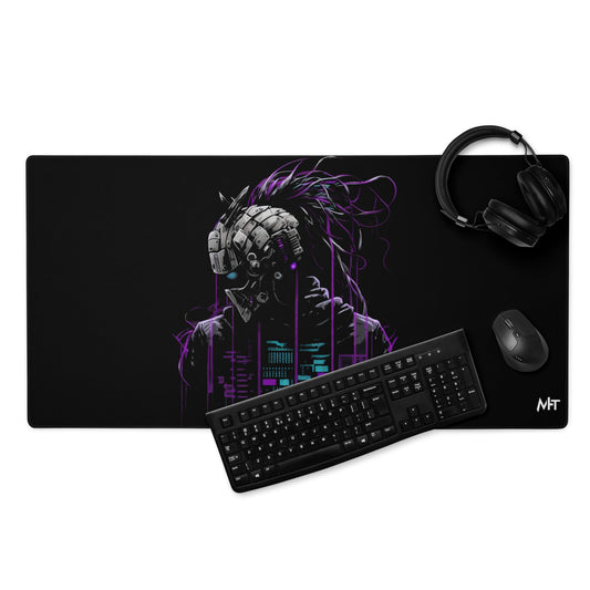 Cyberware assassin v44 - Gaming mouse pad by DarkByteGear
