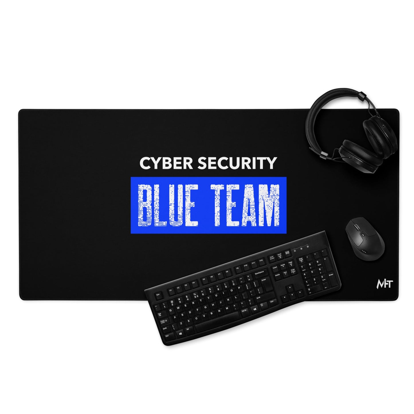 Cyber Security Blue Team V5 - Desk Mat by DarkByteGear