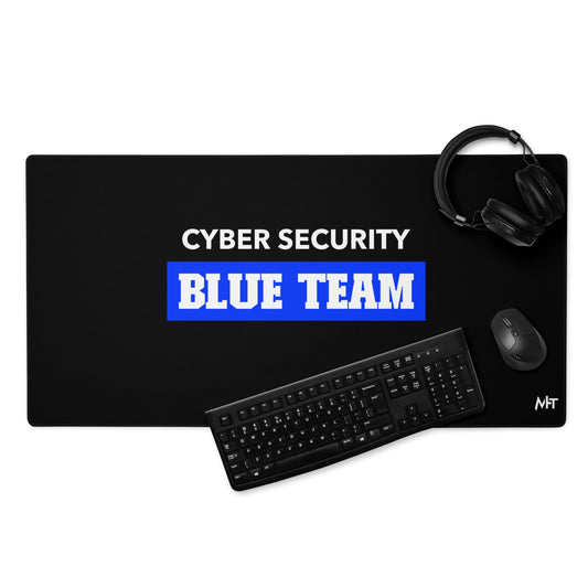 Cyber Security Blue Team V10 - Desk Mat by DarkByteGear