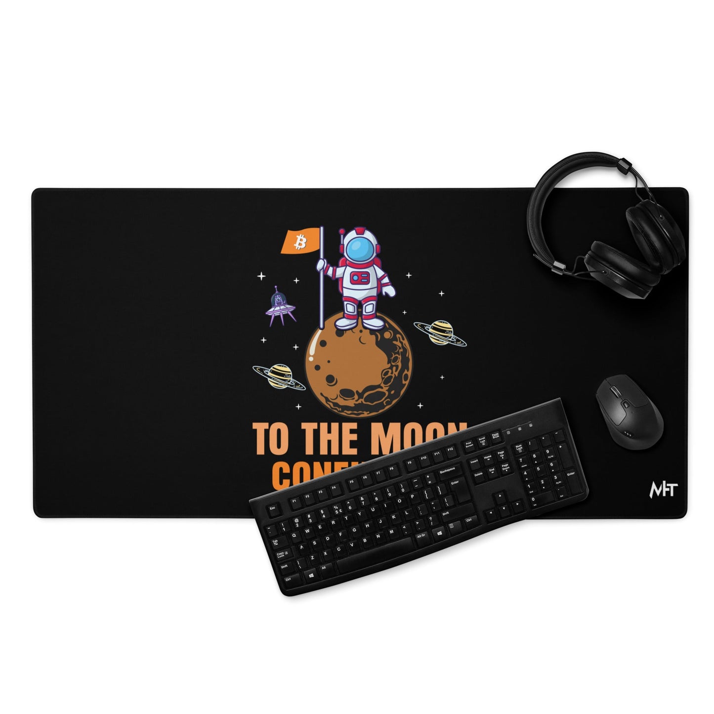 To The Moon Confirmed Desk Mat by DarkByteGear