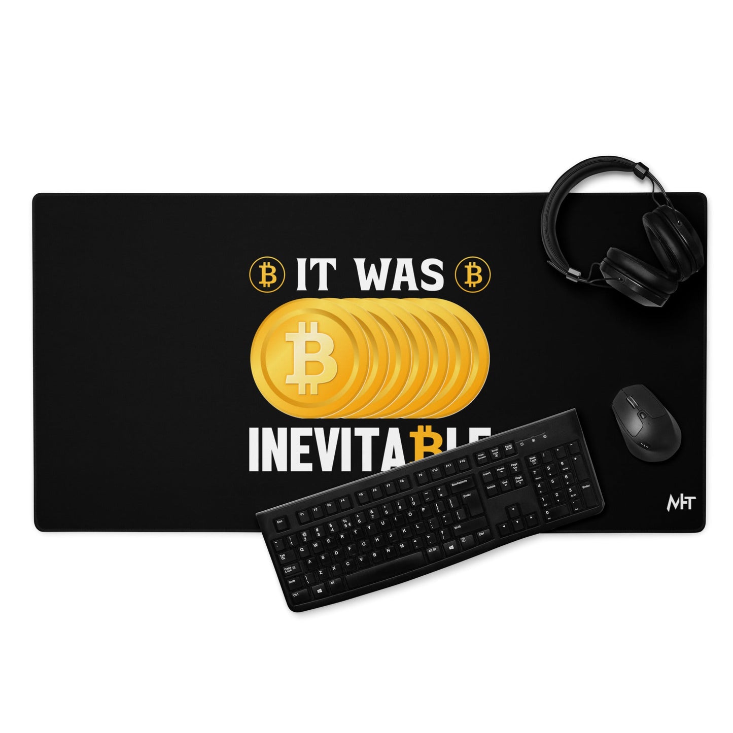 It was inevitable Desk Mat by DarkByteGear