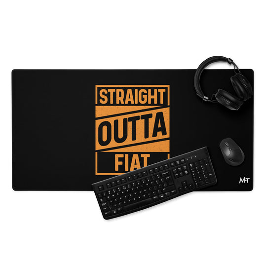 Straight Outta Fiat Desk Mat by DarkByteGear