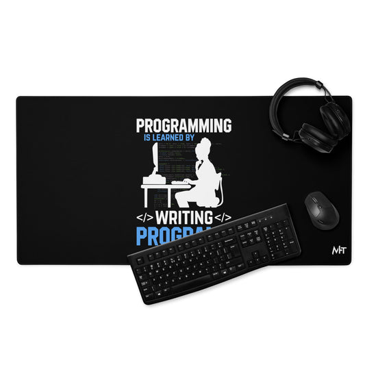 Programming is Learnt by Programming ( Back Print ) by DarkByteGear