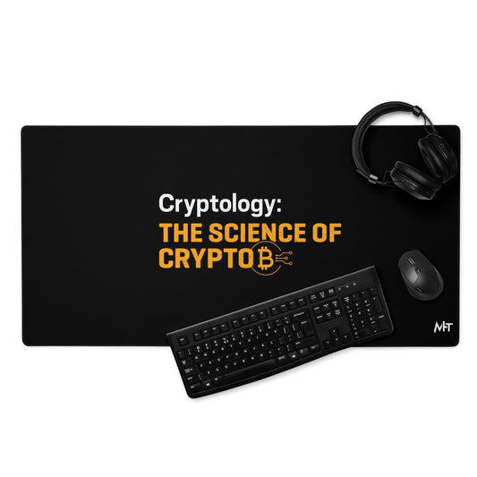 Cryptology: The Science of Crypto - Desk Mat by DarkByteGear