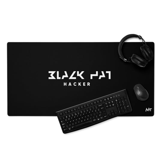 Black Hat Hacker V18 Desk Mat by DarkByteGear
