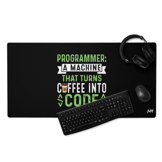 Programmer Def Green Desk Mat by DarkByteGear