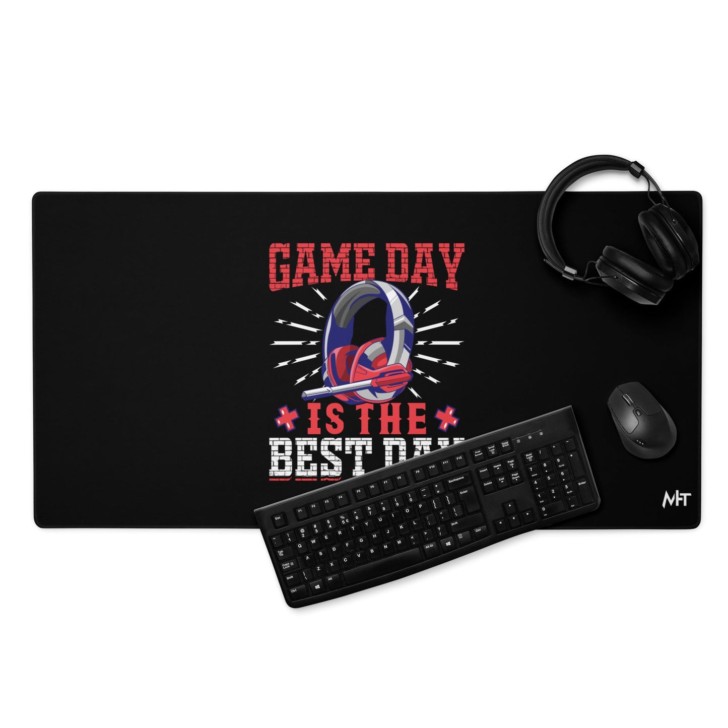 Game Day is the Best Day Shagor - Desk Mat by DarkByteGear