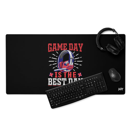 Game Day is the Best Day Shagor - Desk Mat by DarkByteGear