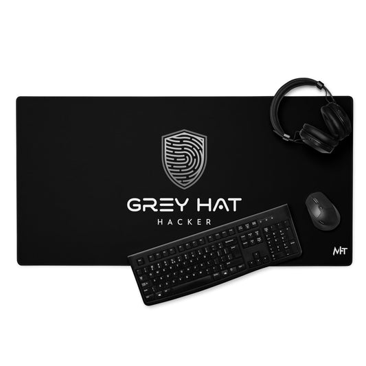 Grey Hat Hacker V5 - Desk Mat by DarkByteGear
