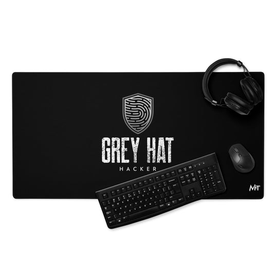 Grey Hat Hacker V4 - Desk Mat by DarkByteGear