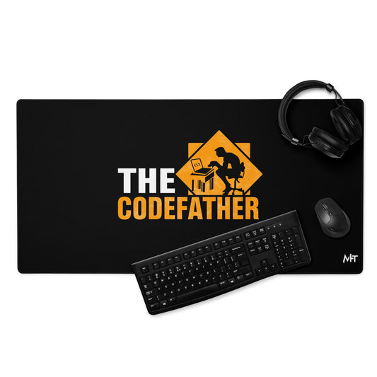 The Code Father Desk Mat by DarkByteGear