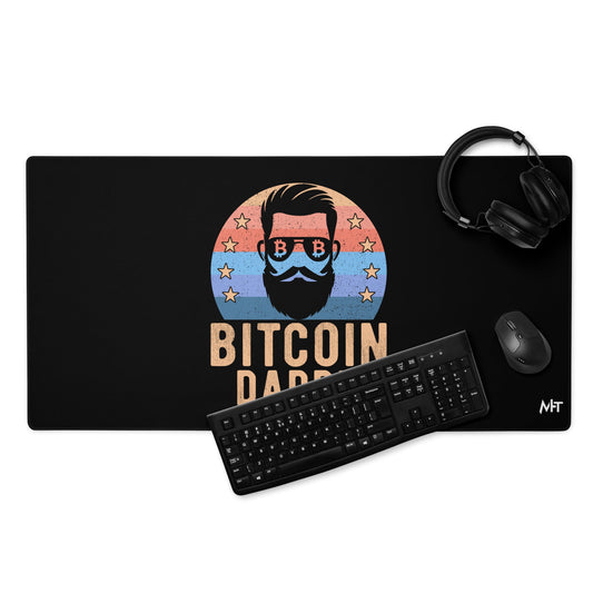 Bitcoin Daddy - Desk Mat by DarkByteGear