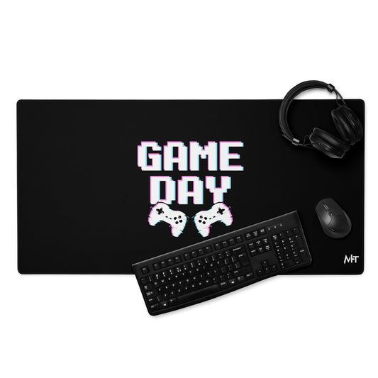 Game Day Lego White - Desk Mat by DarkByteGear