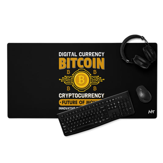Bitcoin: Future of Money - Desk Mat by DarkByteGear