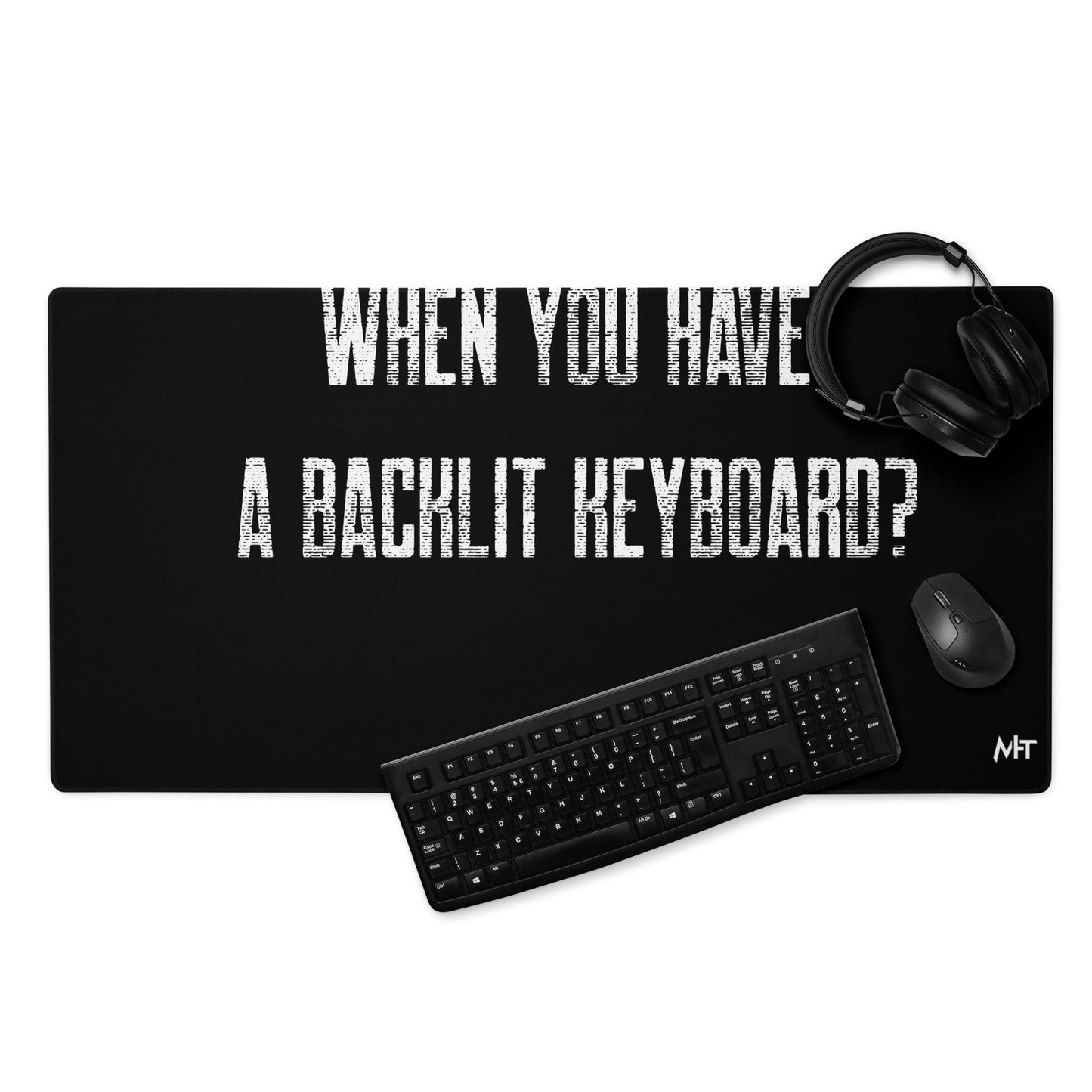 Who needs Sunlight? - Desk Mat by DarkByteGear