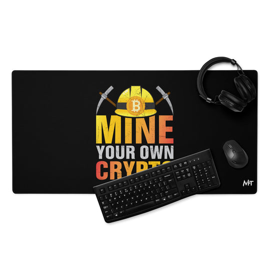 Mine your own Crypto - Desk Mat by DarkByteGear