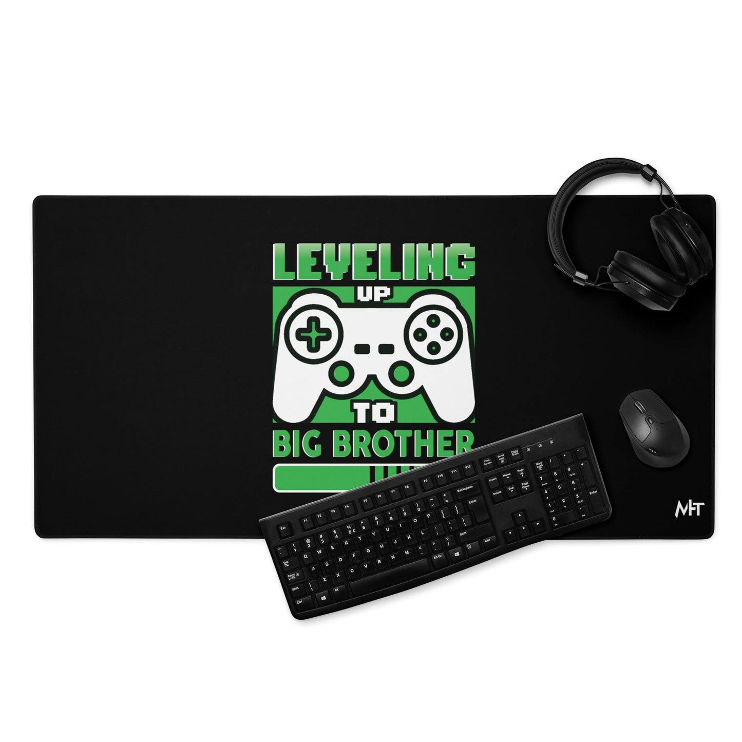 Levelling Up to Big Brother - Desk Mat by DarkByteGear