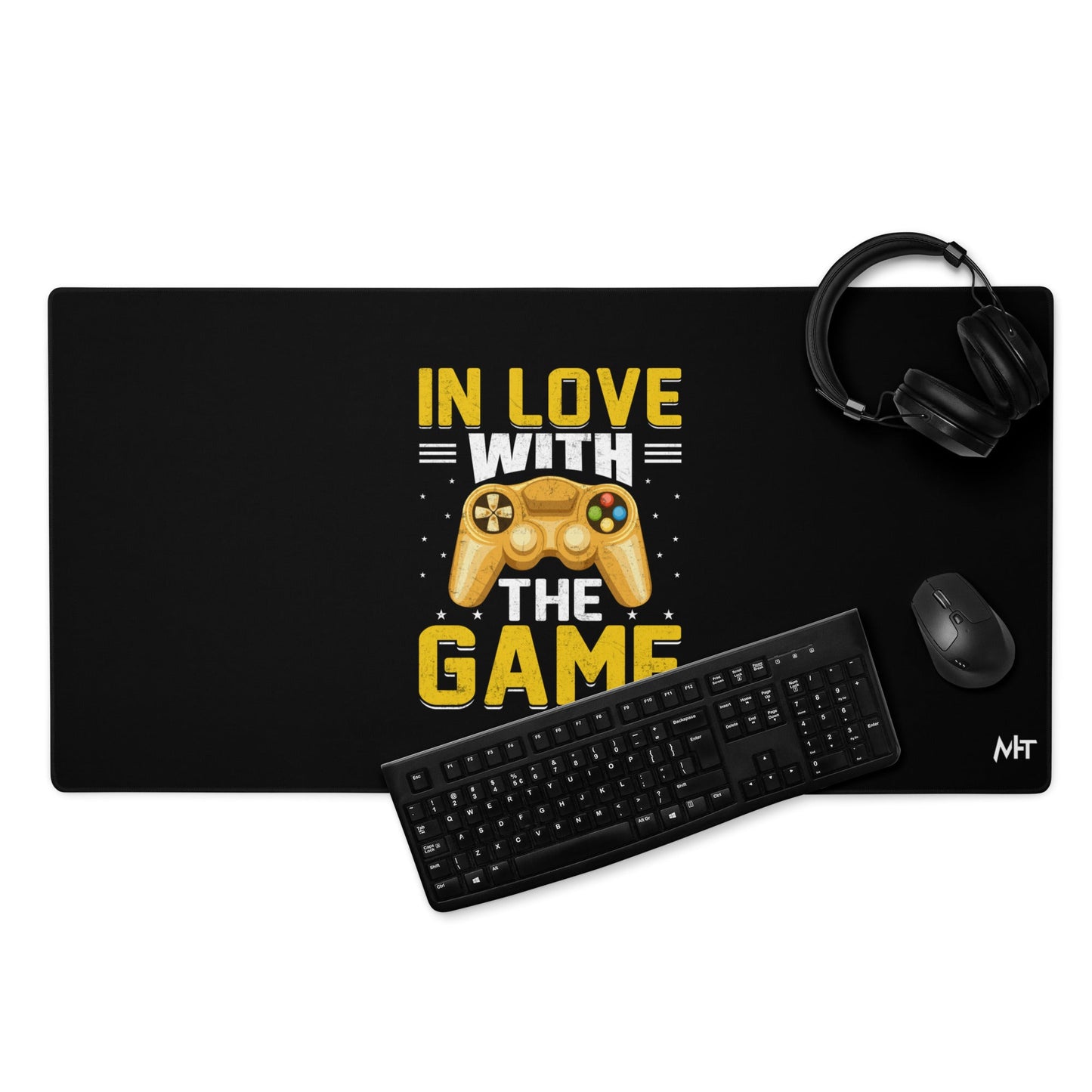 In Love With The Game - Desk Mat by DarkByteGear