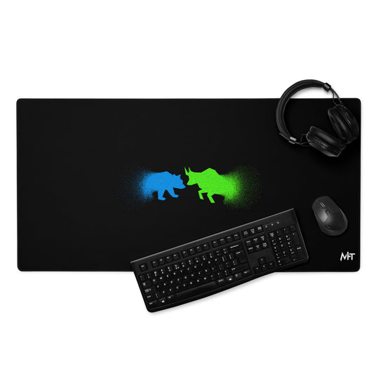 Bearish And Bullish (DB) - Desk Mat by DarkByteGear