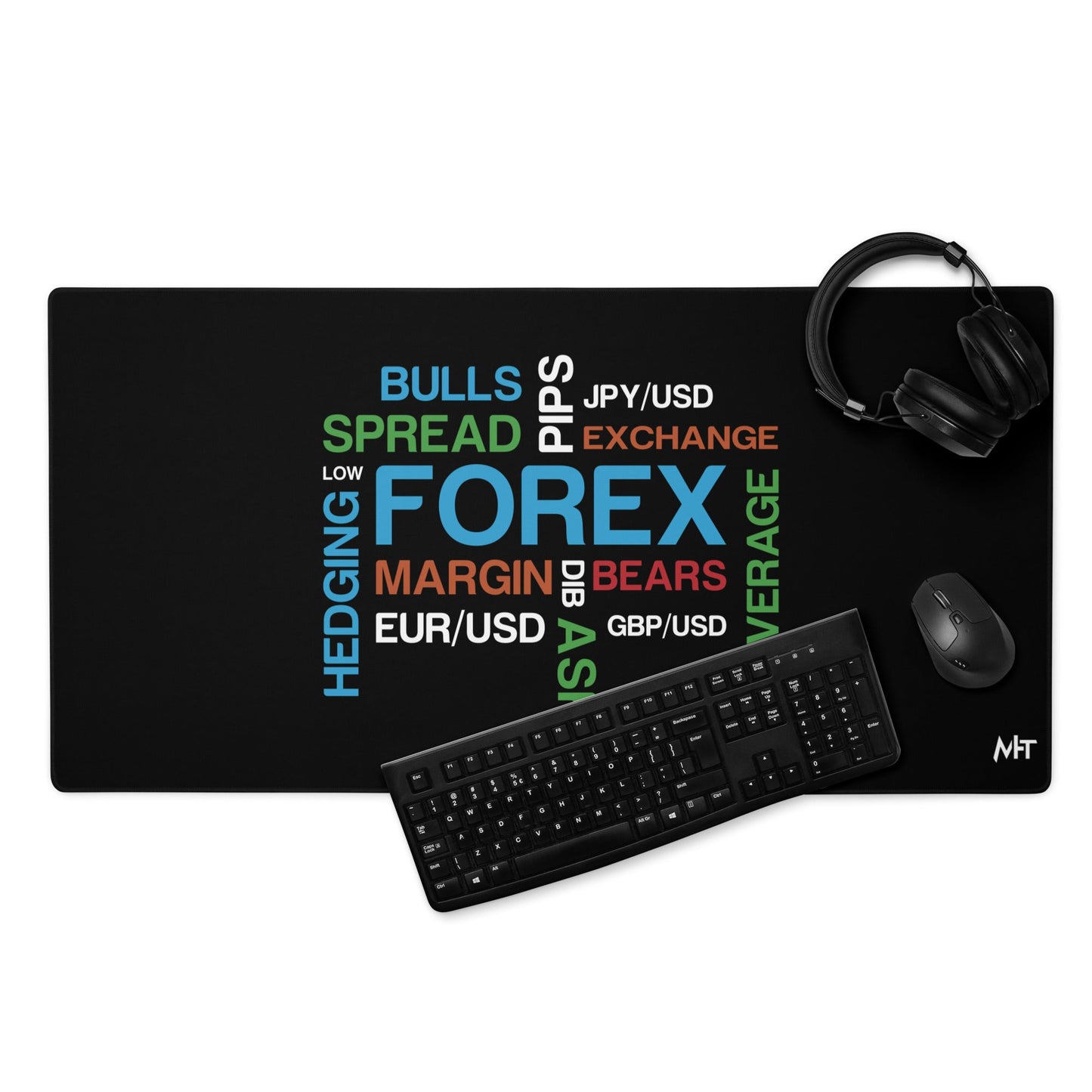 Forex Pips Leverage - Desk Mat by DarkByteGear
