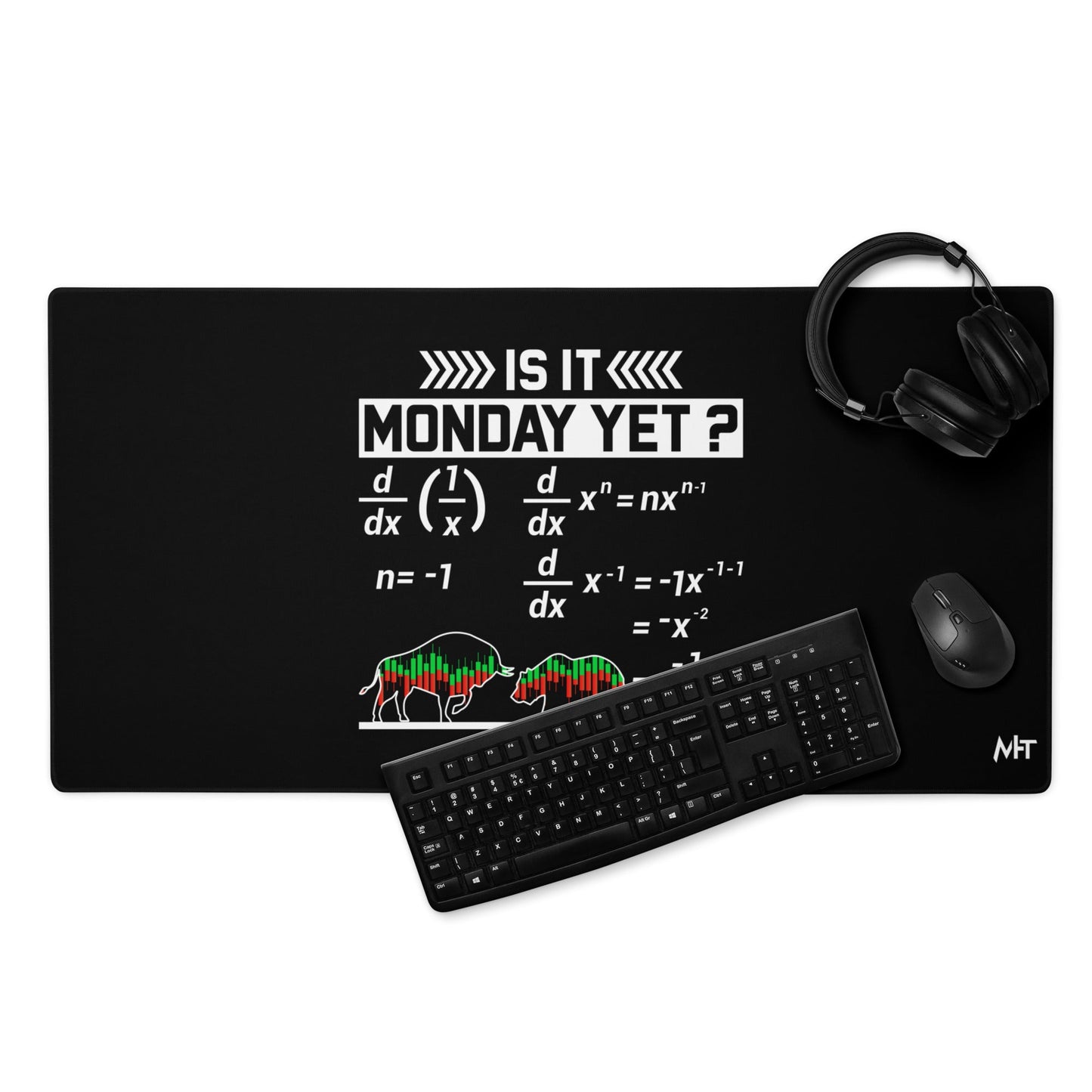 Is it Monday yet ( RK ) - Desk Mat by DarkByteGear