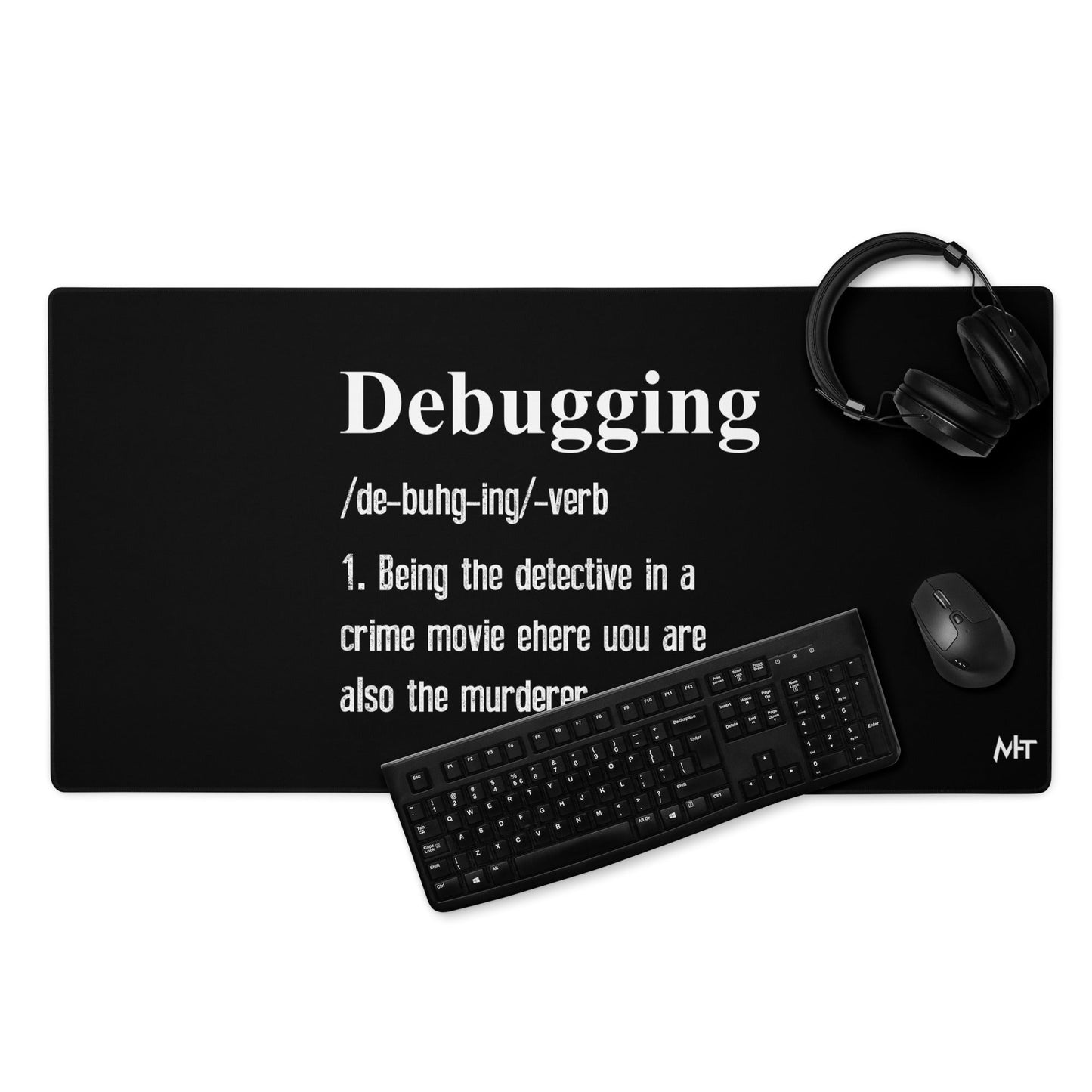 Debugging Definition V1 - Desk Mat by DarkByteGear