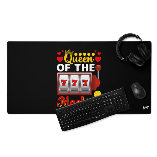 Queen of the Machine 777 - Desk Mat by DarkByteGear