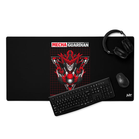 Red Mecha Guardian - Desk Mat by DarkByteGear
