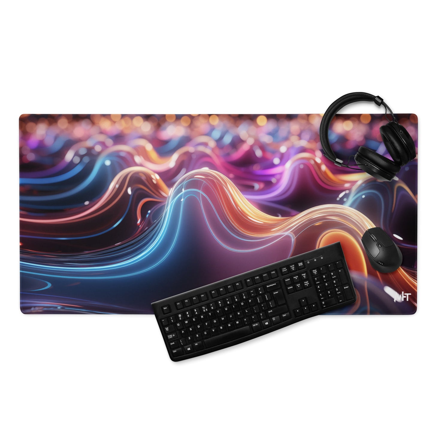 Neon AI - Desk Mat by DarkByteGear