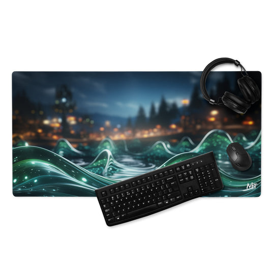 Neon AI V1 - Desk Mat by DarkByteGear