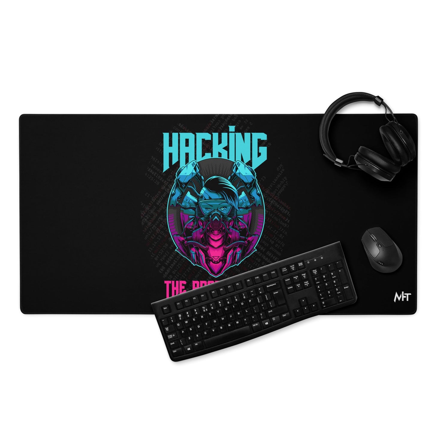 Hacking the apocalypse V2- Desk Mat by DarkByteGear