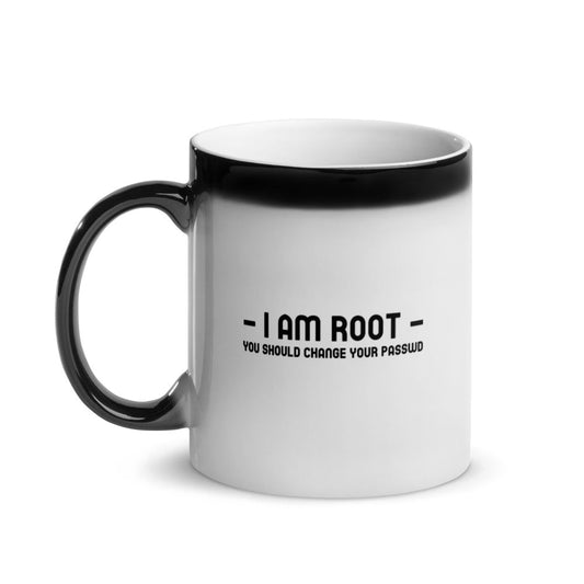 i am root - Glossy Magic Mug by DarkByteGear
