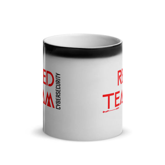 Cyber Security Red Team v4 - Glossy Magic Mug by DarkByteGear