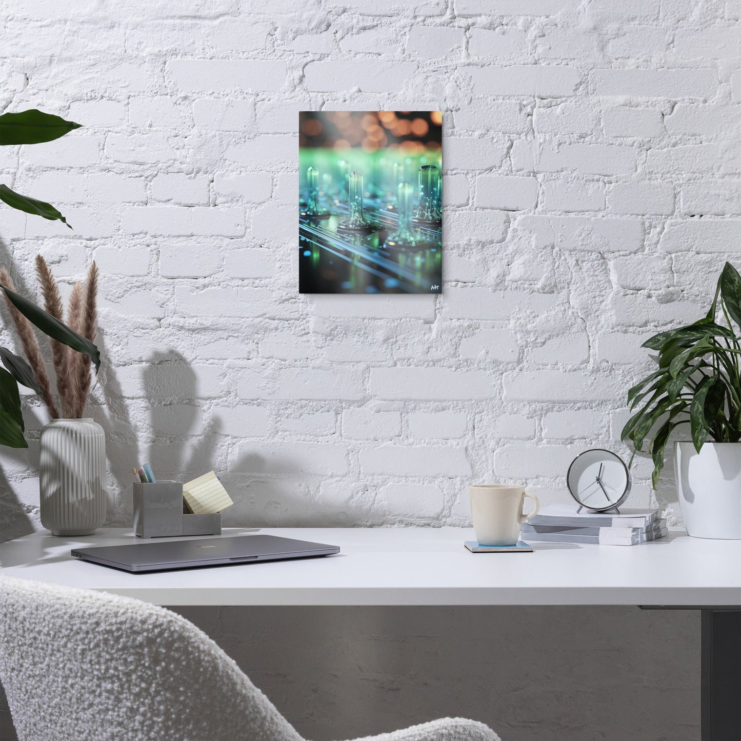 CyberTech Quantum GPU - Metal prints by DarkByteGear