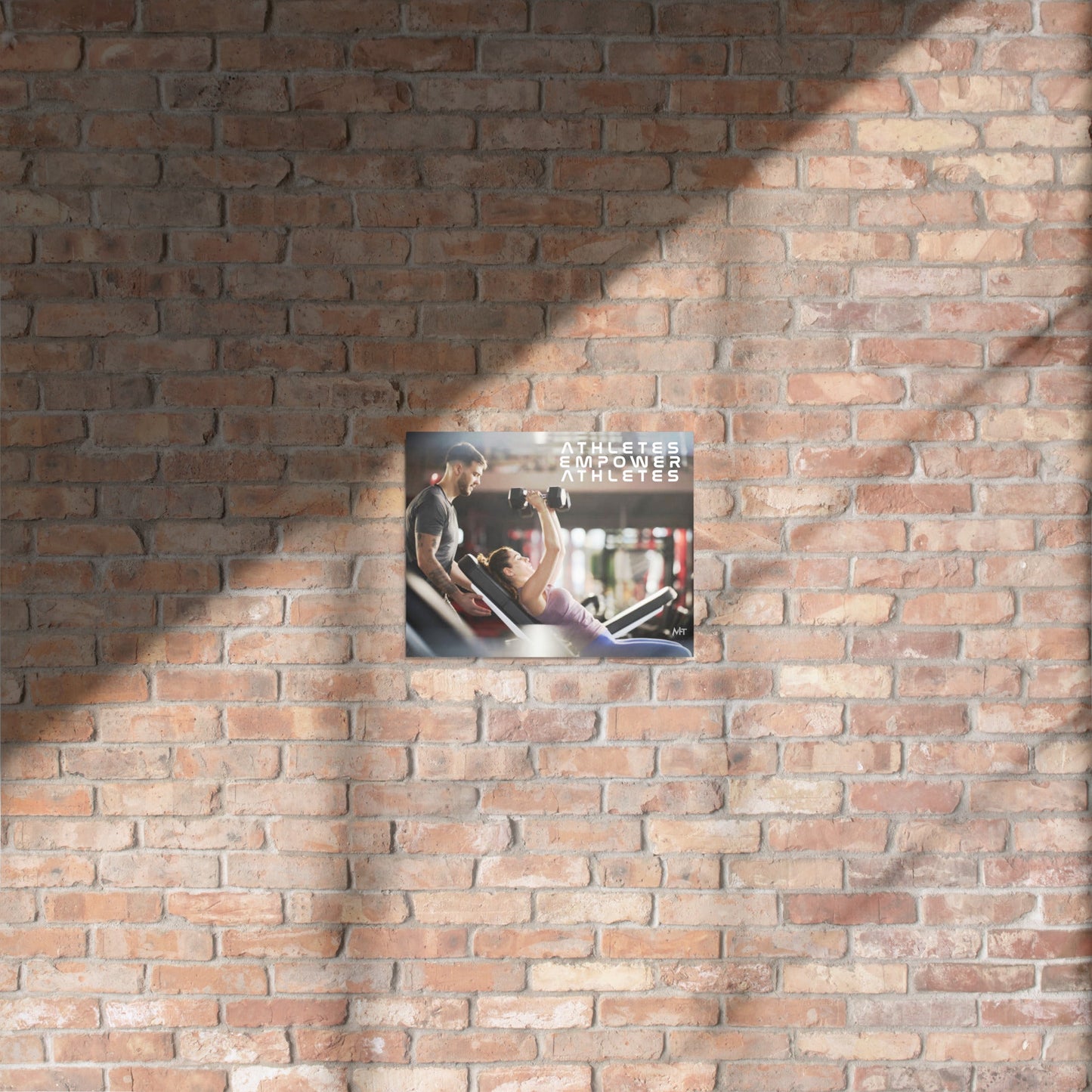 Athletes Empower Athletes - Metal prints by DarkByteGear