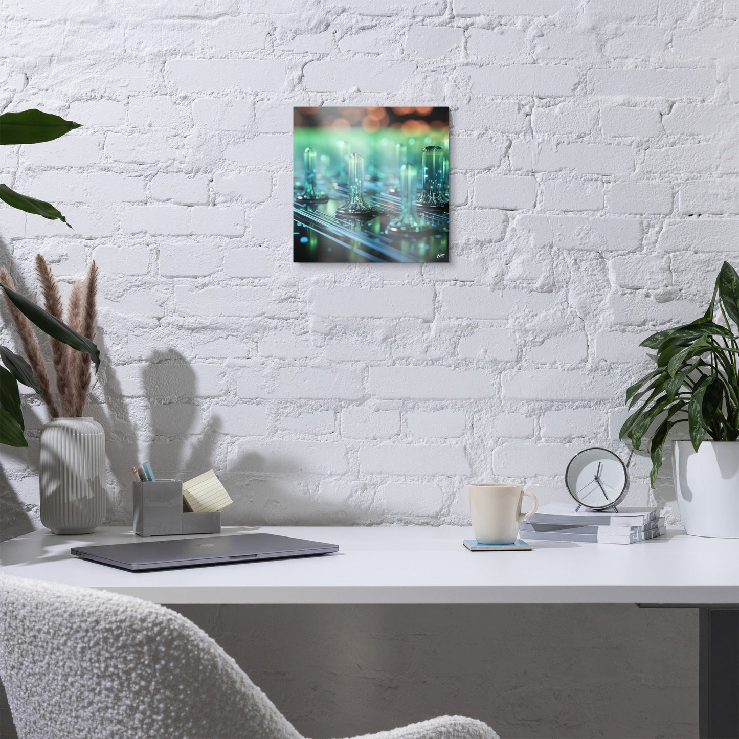 CyberTech Quantum GPU - Metal prints by DarkByteGear