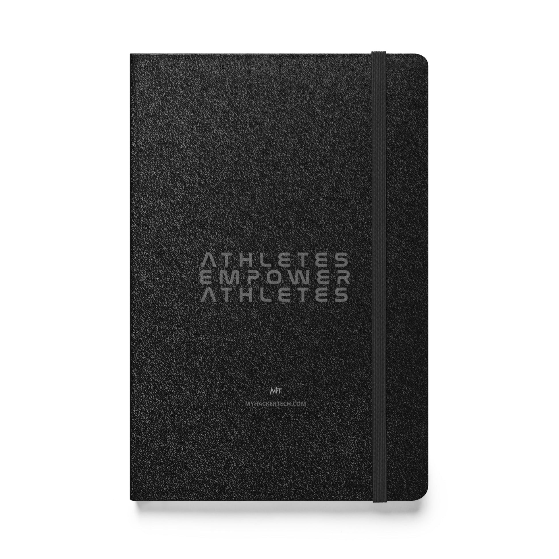 Athletes Empower Athletes - Hardcover bound notebook by DarkByteGear